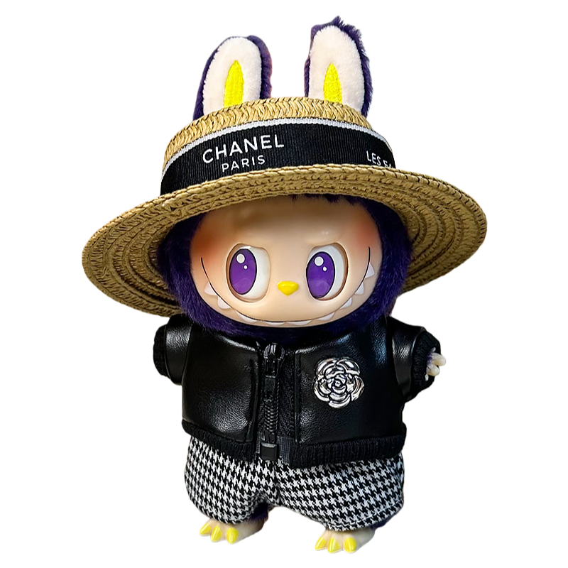 (C's black fur hat) Bubu 13th generation doll clothes 17cm clothes gift set without doll