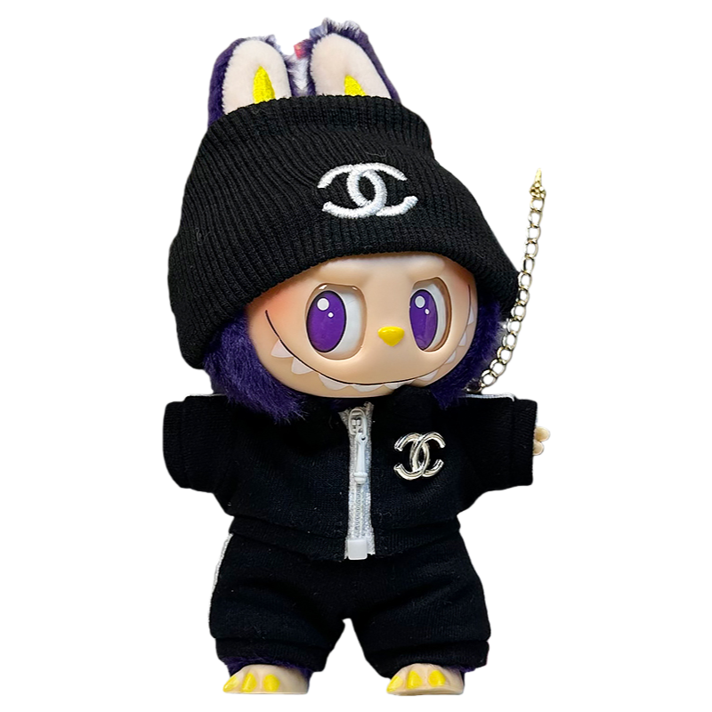 (C's black sports suit ) Bubu 13th generation doll clothes 17cm clothes gift set without doll