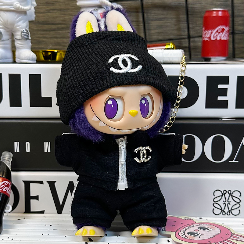 (C's black sports suit ) Bubu 13th generation doll clothes 17cm clothes gift set without doll