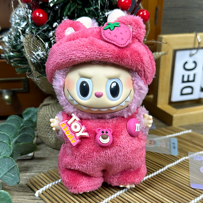 (small strawberry) Bubu 13th generation doll clothes 17cm clothes gift set without doll