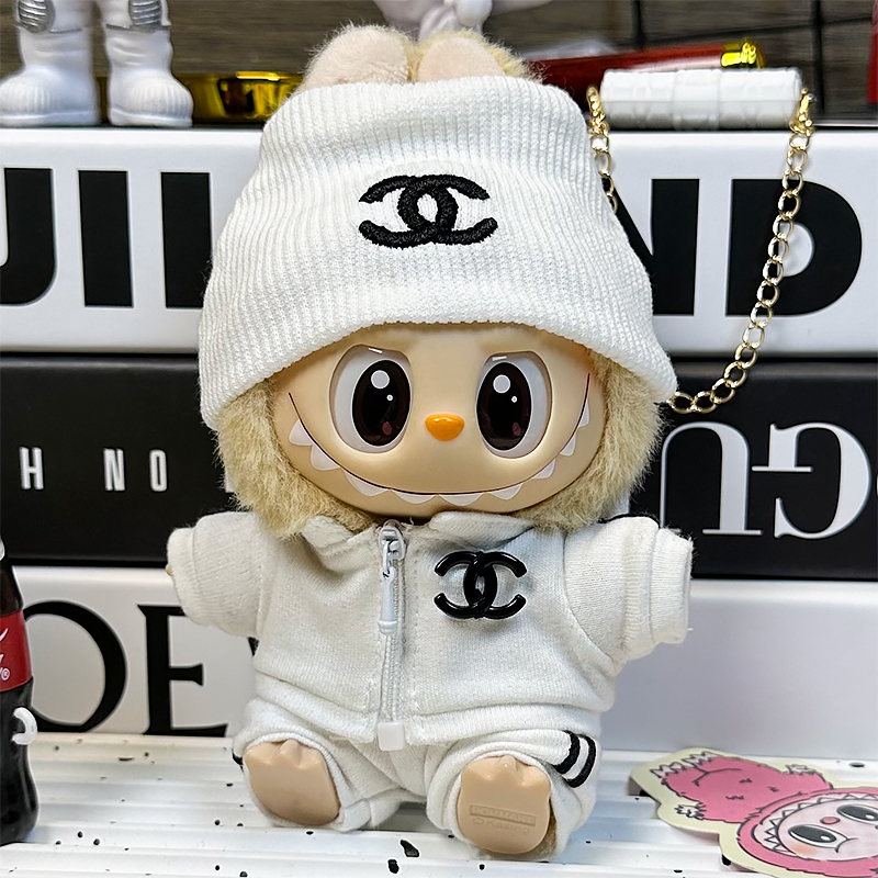 (C's white sports suit) Bubu 13th generation doll clothes 17cm clothes gift set without doll