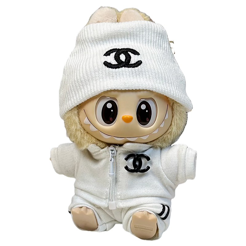 (C's white sports suit) Bubu 13th generation doll clothes 17cm clothes gift set without doll