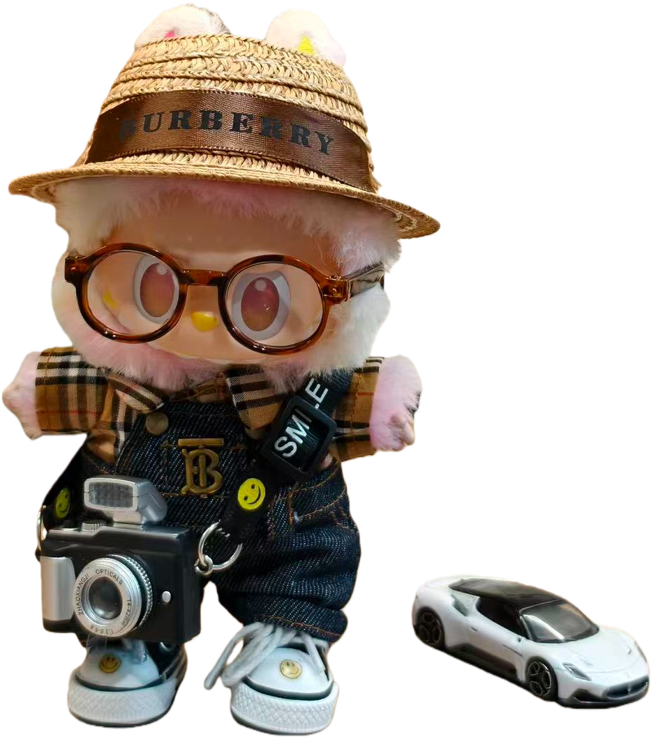 Bajia Spring Outing Camera Overalls Set