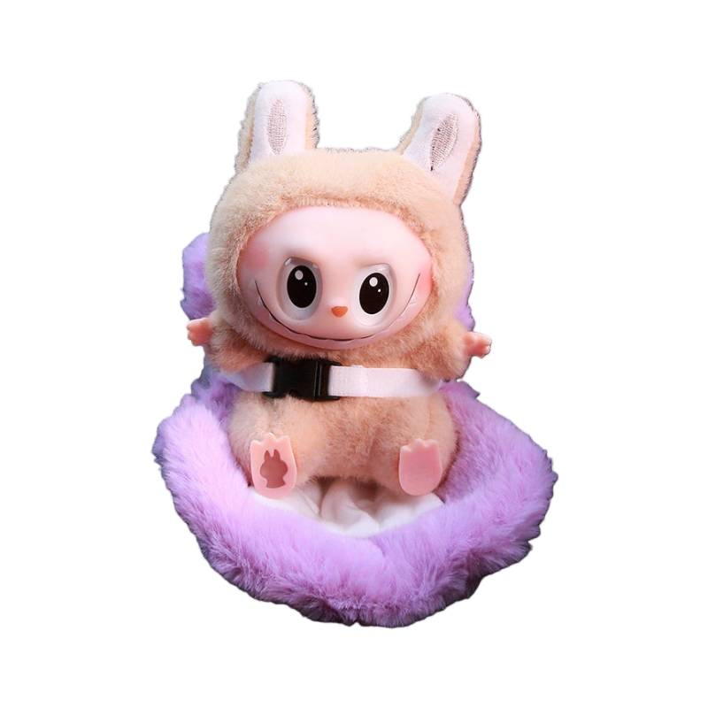 Bubu same style safety seat car seat air outlet safety seat car ornaments women's car (purple)