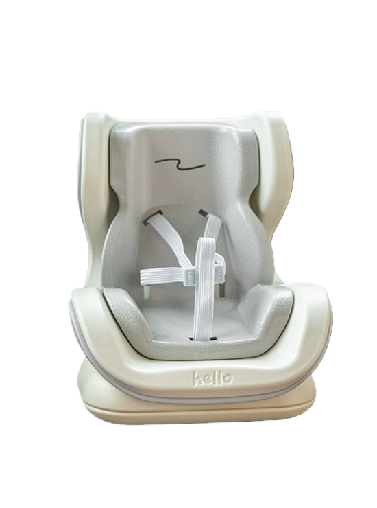 (Gray) Bubu same style car safety seat interior air outlet decoration center console ornaments